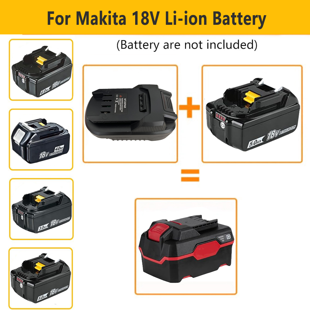 Adapter akumulatora konwertera – Brushless Cordless Electric Drill 18V recenzja i cena
